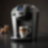 Keurig coffee maker showcasing its sleek design