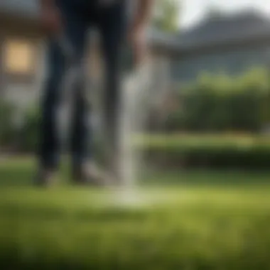 Watering the Aerated Lawn Effectively Watering freshly aerated lawn