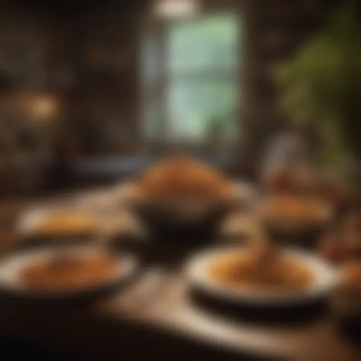 A vibrant display of Southern culinary traditions
