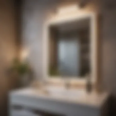 Creative decorative touches in a beautifully arranged bathroom