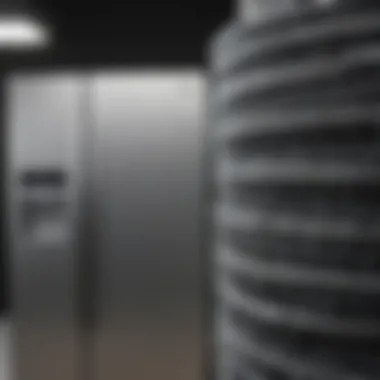 Transformation of Refrigerator Coils Before and after comparison of refrigerator coils
