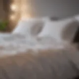 Lightweight duvet cover showcasing breathable fabric
