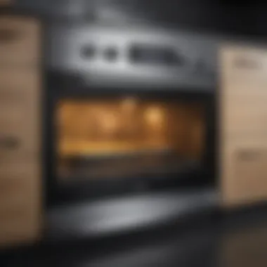 Gas oven showcasing energy efficiency rating