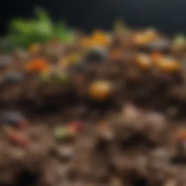 Diverse Organic Materials for Composting A variety of organic materials ready for composting