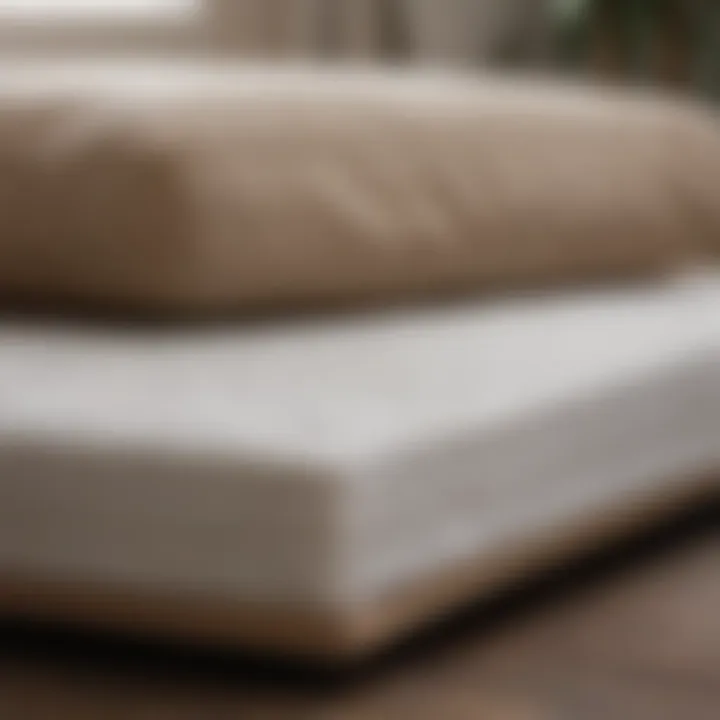 Latex mattress topper enhancing comfort on Tempurpedic