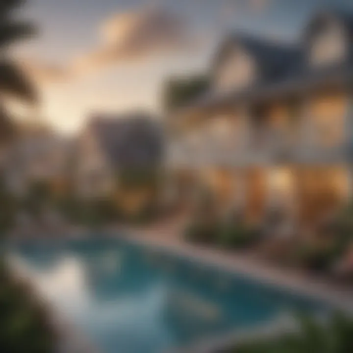Vibrant beach community with local amenities