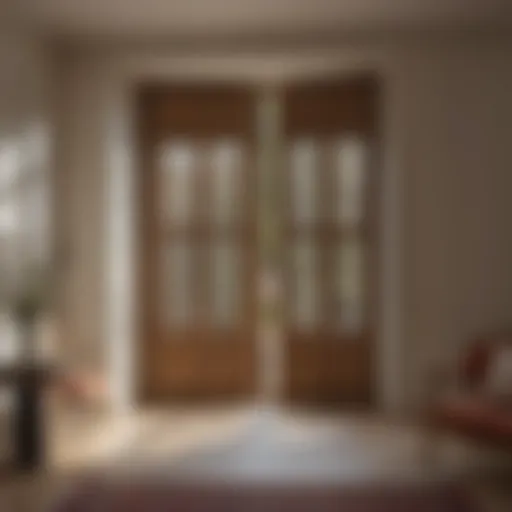 Elegant wooden shutters enhancing the charm of a classic home