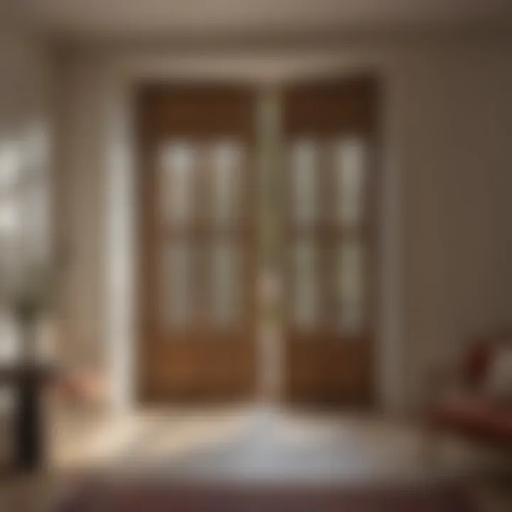 Elegant wooden shutters enhancing the charm of a classic home