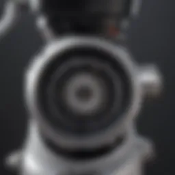 Close-up view of Breville Elite Juicer motor assembly