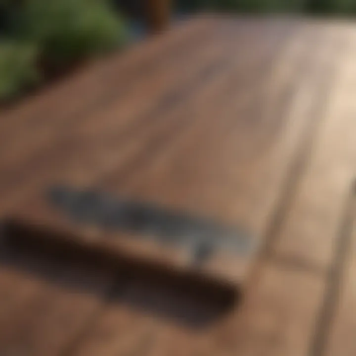 Measuring the dimensions of a deck space