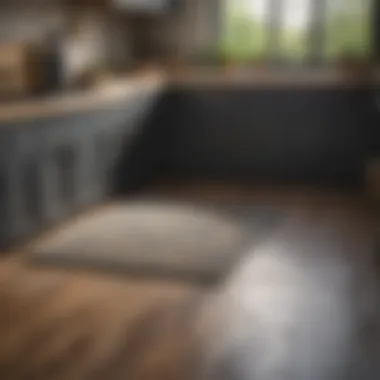 Durable rug material suitable for kitchen environments
