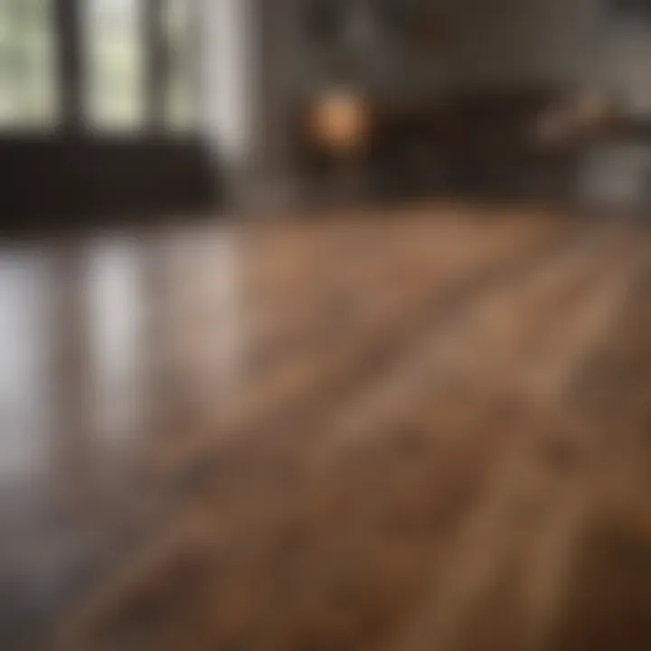 Sustainable wood flooring options in a modern home