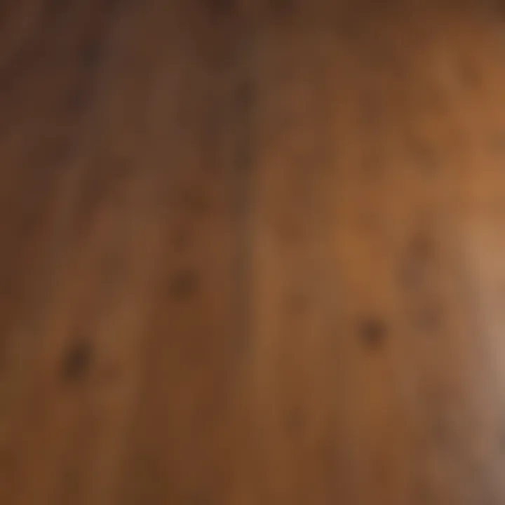 Comparison of different wood species and their finishes
