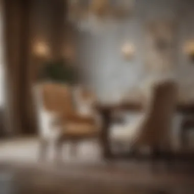 Sumptuous Upholstered Dining Chairs Luxurious dining chairs upholstered in rich fabric