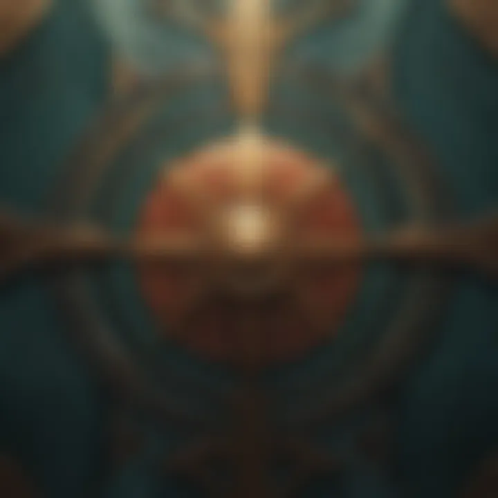 Art Deco wallpaper showcasing geometric designs and rich colors