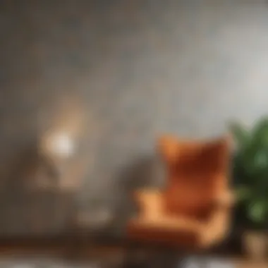 Mid-Century Modern: Abstract Motifs in Wallpaper Stylish mid-century modern wallpaper with abstract motifs