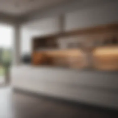Modern minimalist kitchen cabinetry