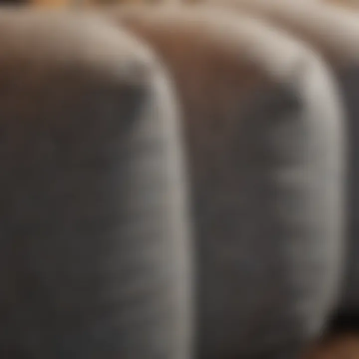 Different fabric types for patio cushions