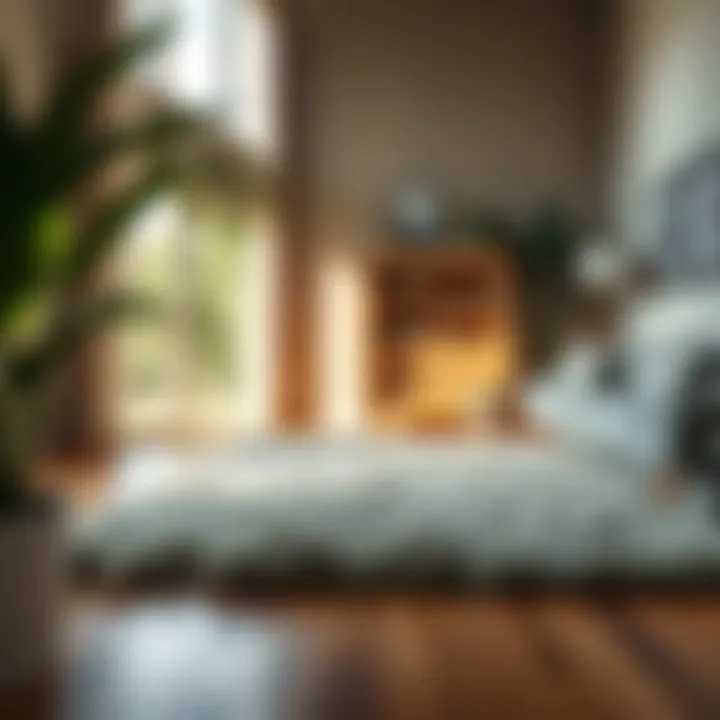 A pristine rug displayed in a well-lit living room.