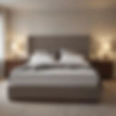 Visual representation of comfort levels in different bed sizes