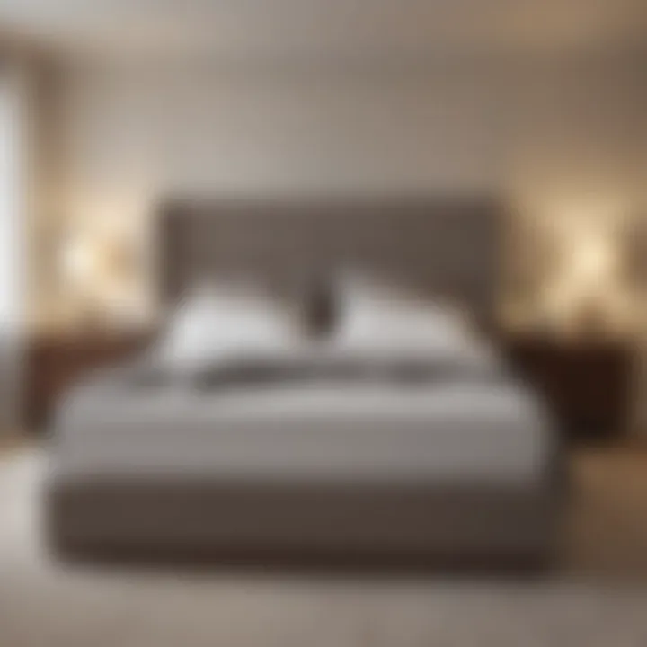 Visual representation of comfort levels in different bed sizes