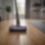 Sleek design of Shark cordless vacuum