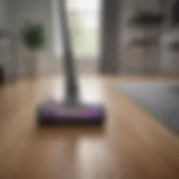 Sleek design of Shark cordless vacuum