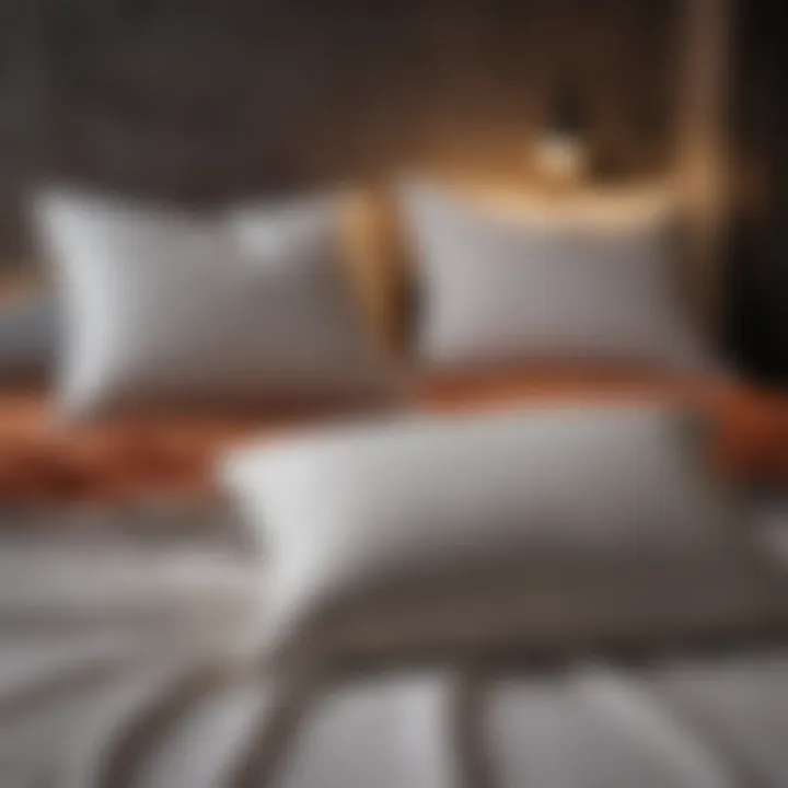 Variety of pillows and their shapes for personalized support