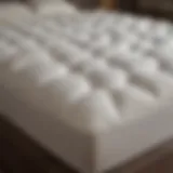 Luxurious memory foam mattress pad topper