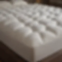 Luxurious memory foam mattress pad topper