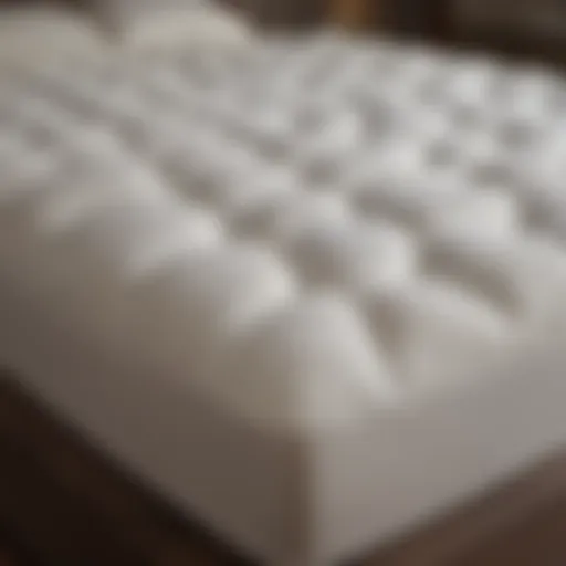 Luxurious memory foam mattress pad topper