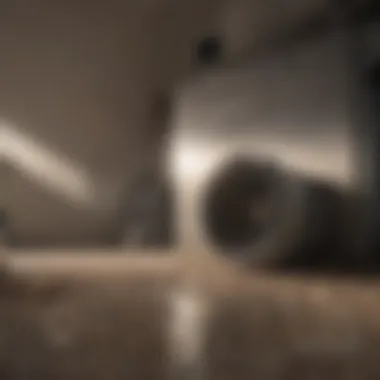 Impact of regular maintenance on vent efficiency Before and after cleaning a dryer vent