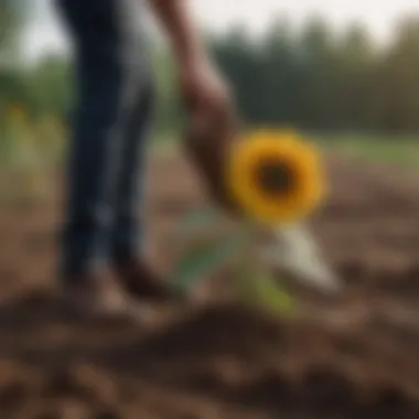 Ideal soil conditions for sunflowers