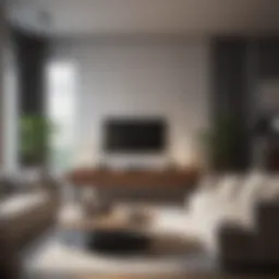 Elegant living room arrangement with a contemporary vibe