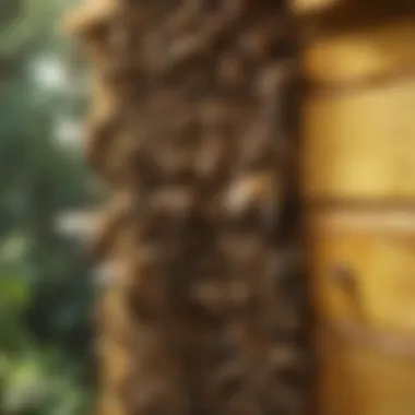 A Thriving Beehive Healthy hive showcasing robust bee population