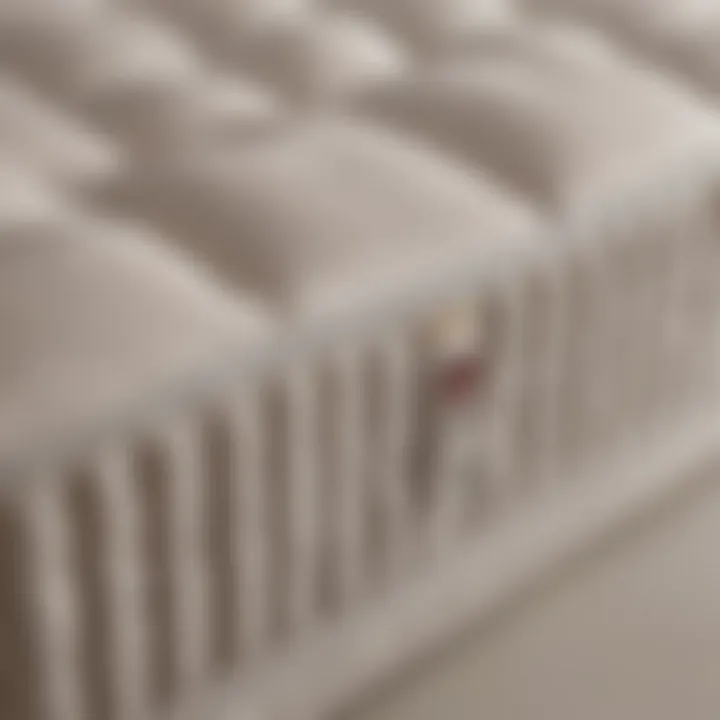 High-quality innerspring mattress showcasing robust support system