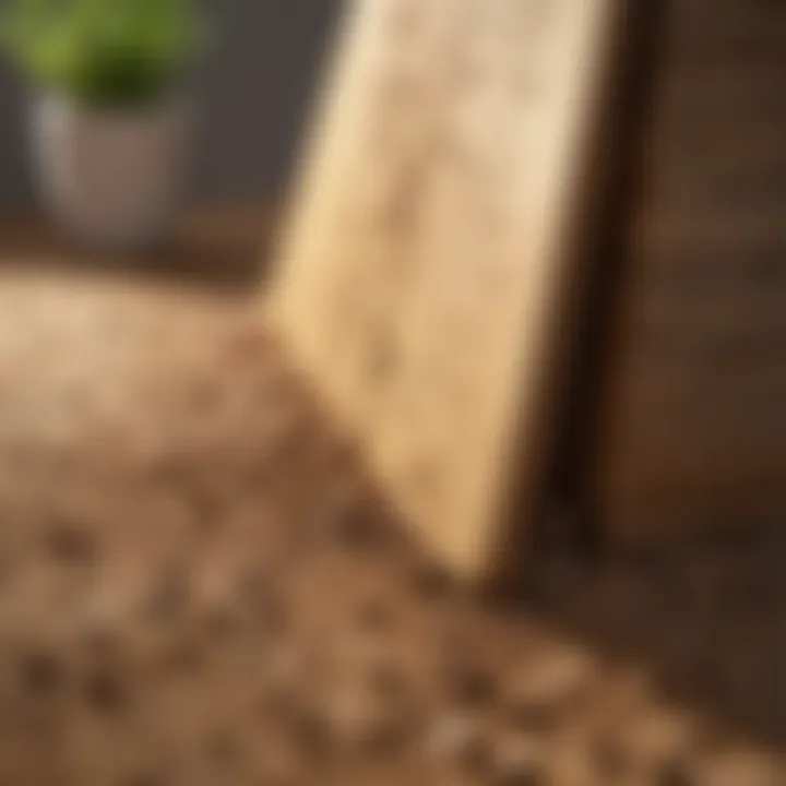 Visual representation of signs indicating termite infestation