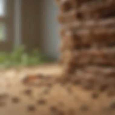 Infographic depicting treatment options for termites