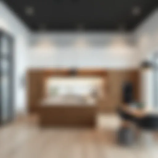 Chic Minimalist Design Modern open-concept kitchen showcasing minimalist design