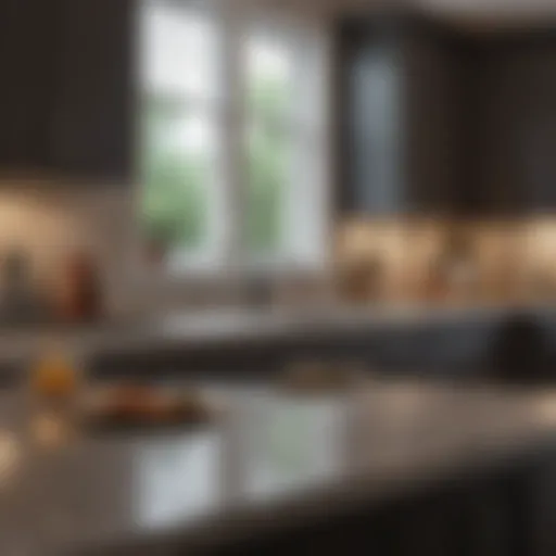 Before and after images of kitchen cabinets transformation