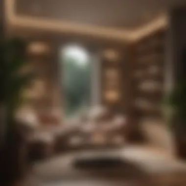 Aesthetic Reading Nook Design Cozy reading nook with aesthetic furniture layout