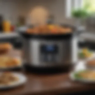 Cuisinart Slow Cooker with Delicious Meal Inside