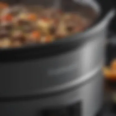 Close-up of Cuisinart Slow Cooker Features