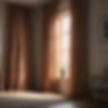 Layered curtain design for added dimension