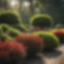 Vibrant selection of deer resistant shrubs