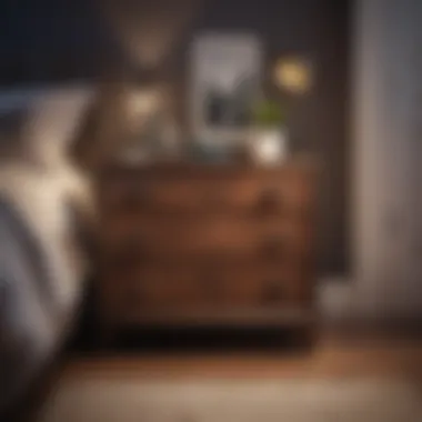 Multi-Functional Dresser Doubling as Nightstand Multi-functional dresser that doubles as a nightstand