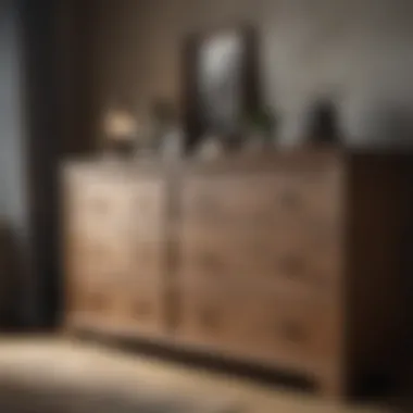 Stylish Rustic Wooden Dresser Stylish dresser with rustic wooden finish