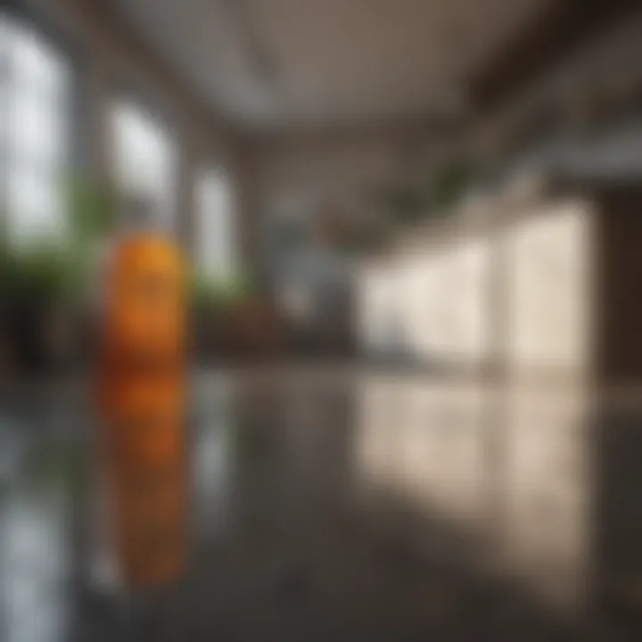 Eco-friendly cleaning with vinegar