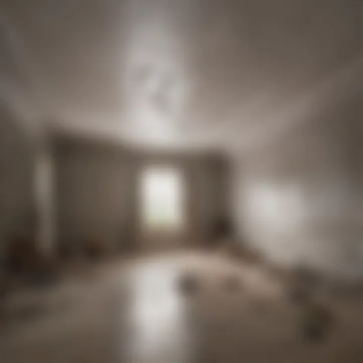 Tools for assessing ceiling damage after a leak