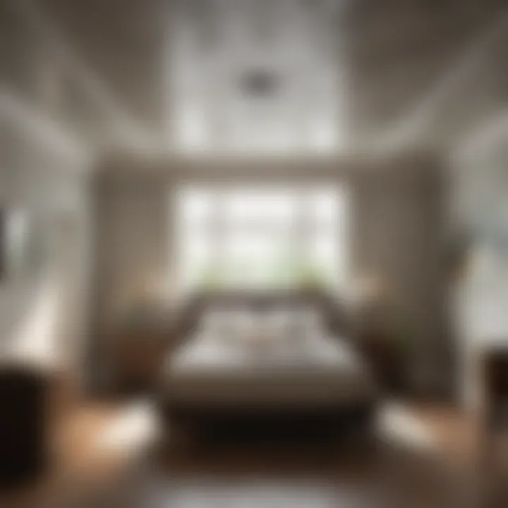 Mold prevention measures in a water-damaged room